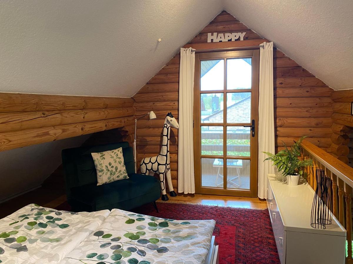 Eifel-Lounge Blockhaus Mit Kamin Garten Balkon Nahe Koeln Therme Bruehl Phantasialand Weilerswist エクステリア 写真